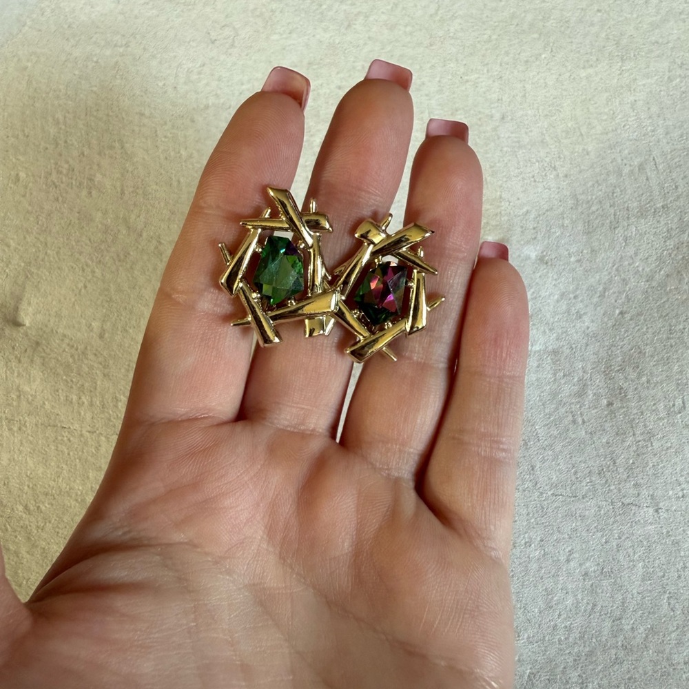Sarah Coventry vintage Chinese modern earrings